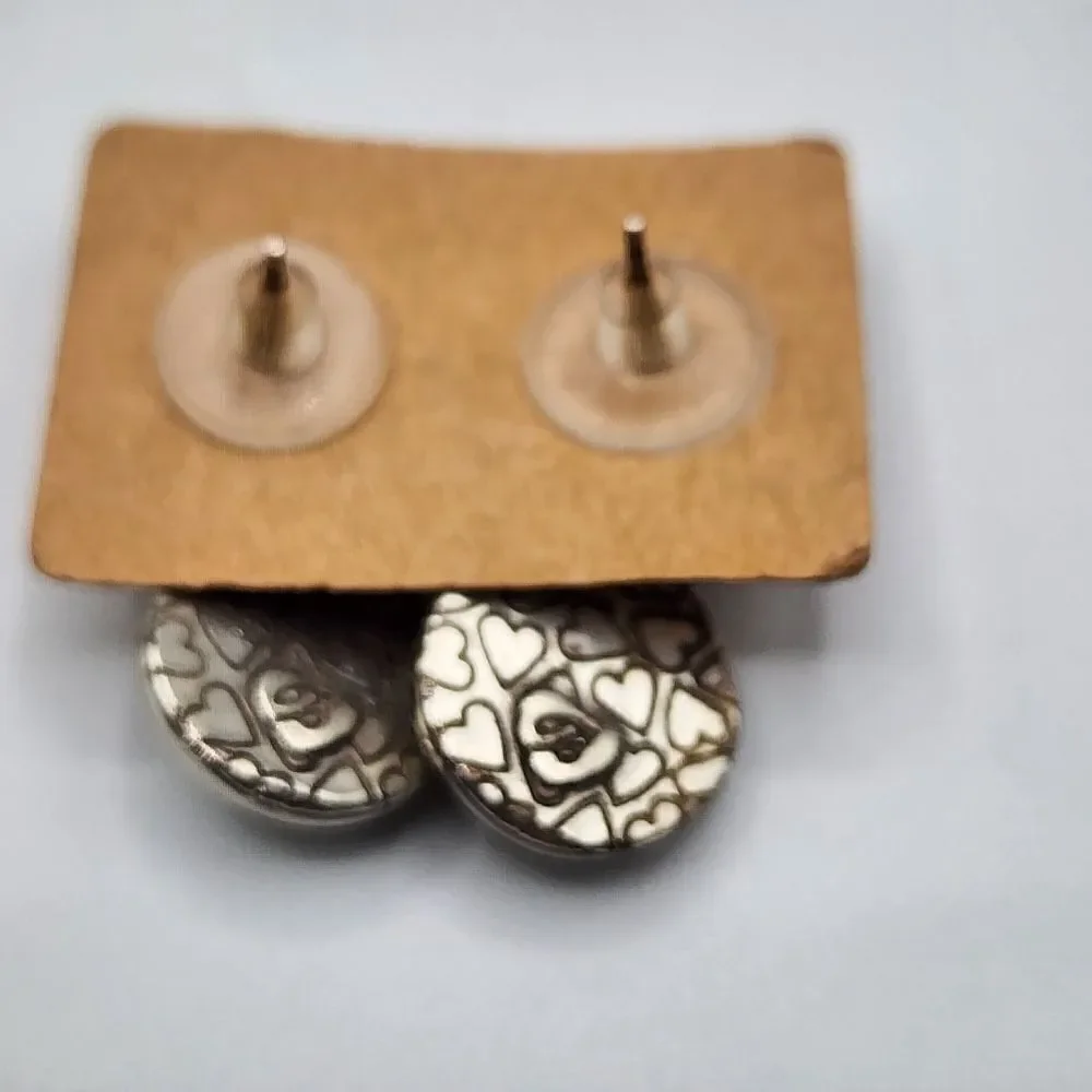 Brighton two-tone earrings